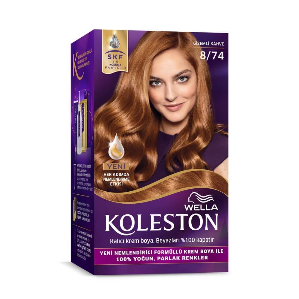 Koleston Boya 8/74 Gizemli Kahve