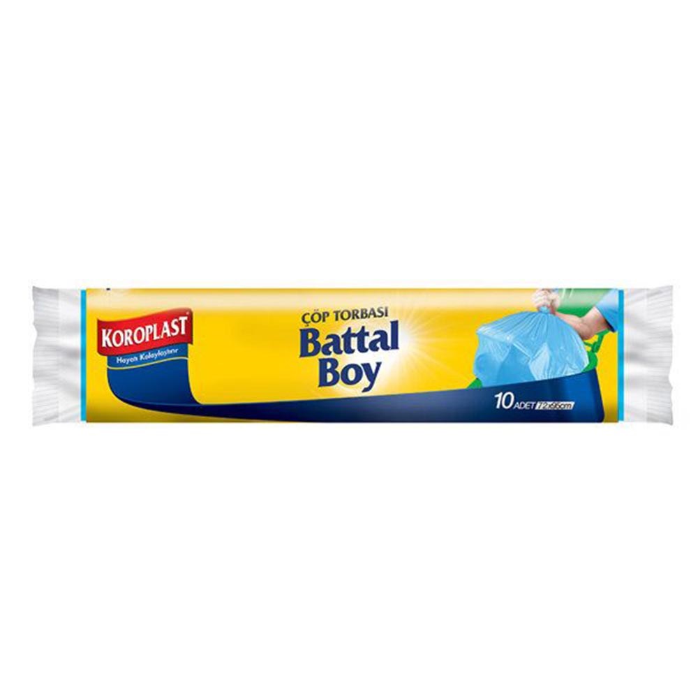 Koroplast Çöp Torbası 10'lu Battal 72x95