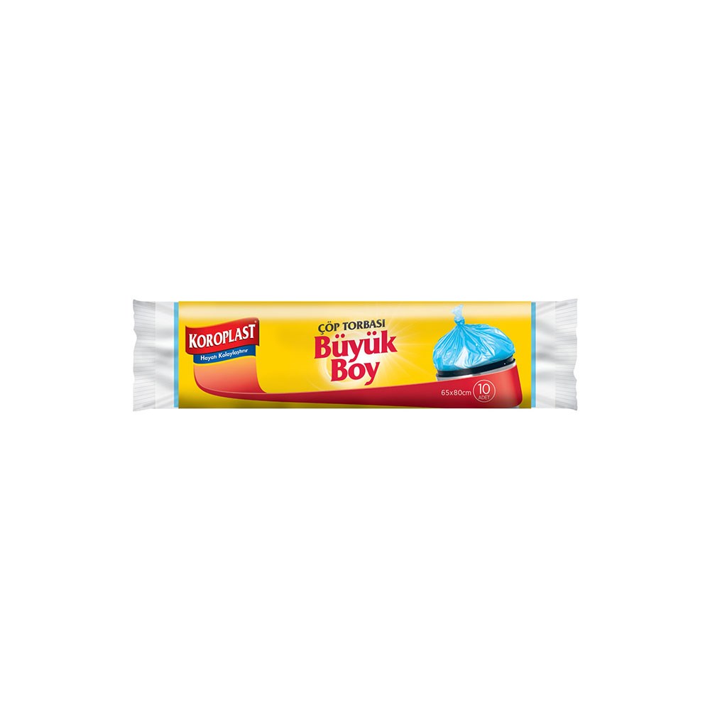 Koroplast Çöp Torbası 10'lu Büyük 65x80