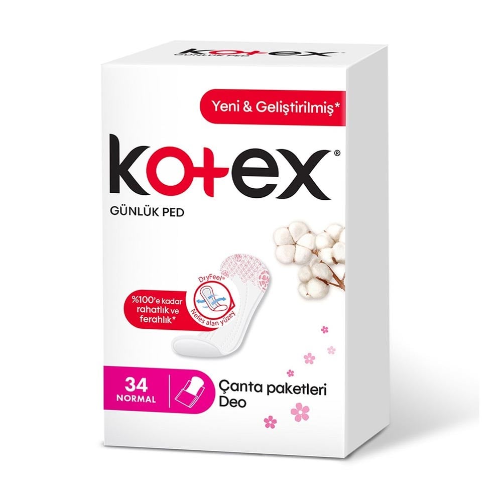 Kotex Günlük Ped Deo 34'lü Normal