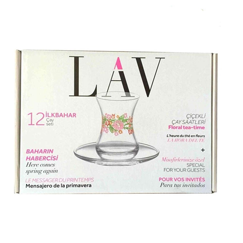 Lav Çay Seti İlkbahar 12-parça