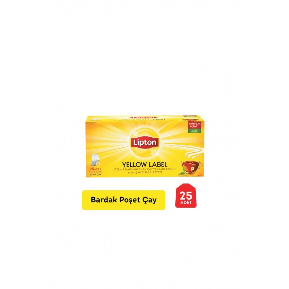 Lipton Çay Bardak 25'li Yellow Label