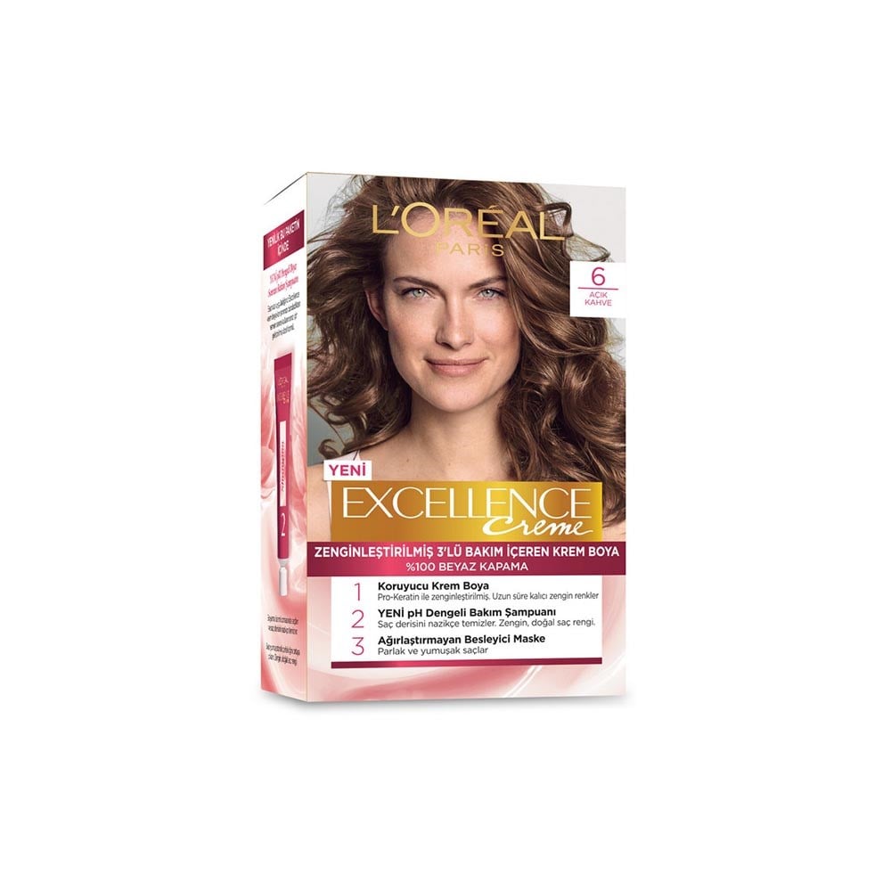 Loreal Excellence 6 Açık Kahve