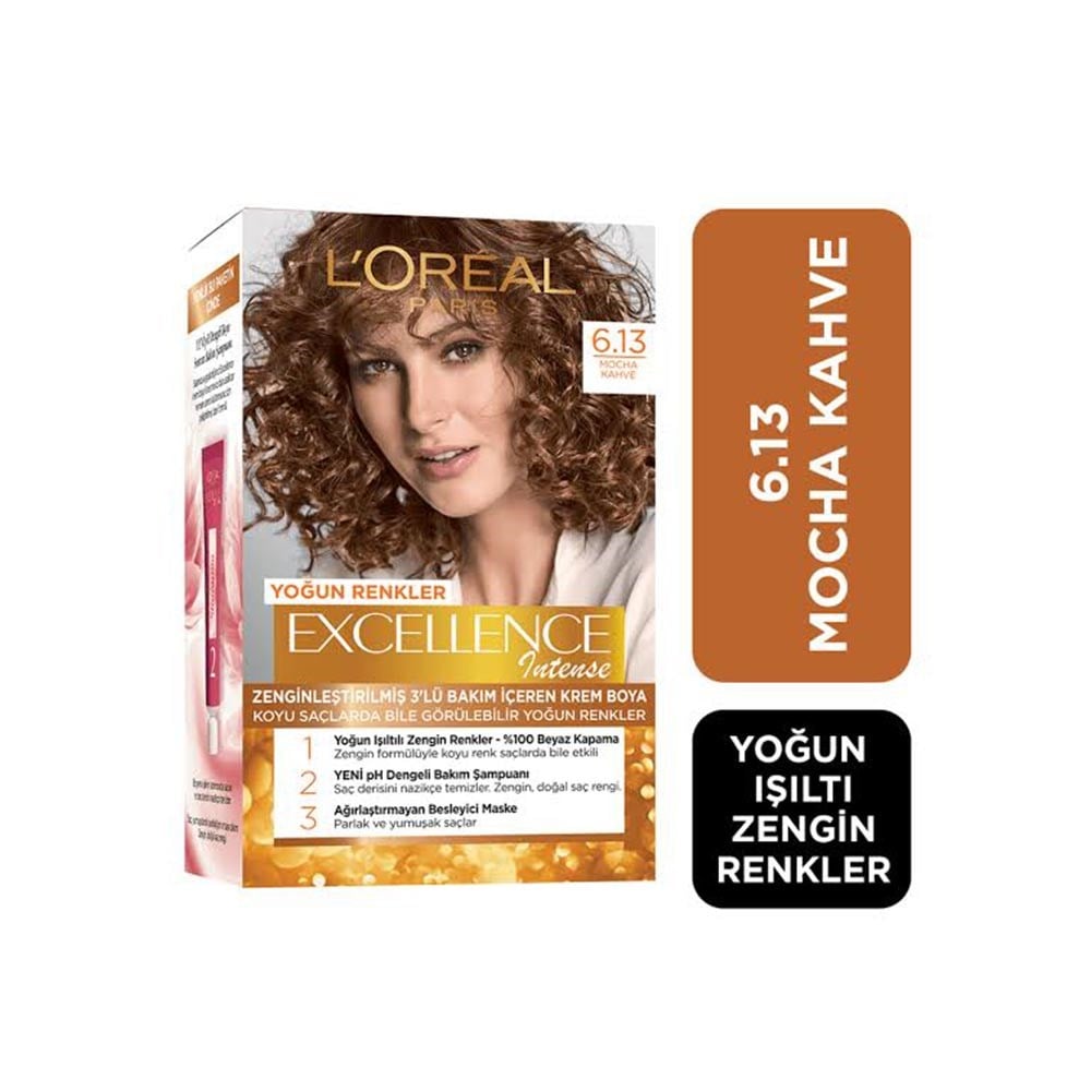 Loreal Excellence 6.13 Mocha Kahve