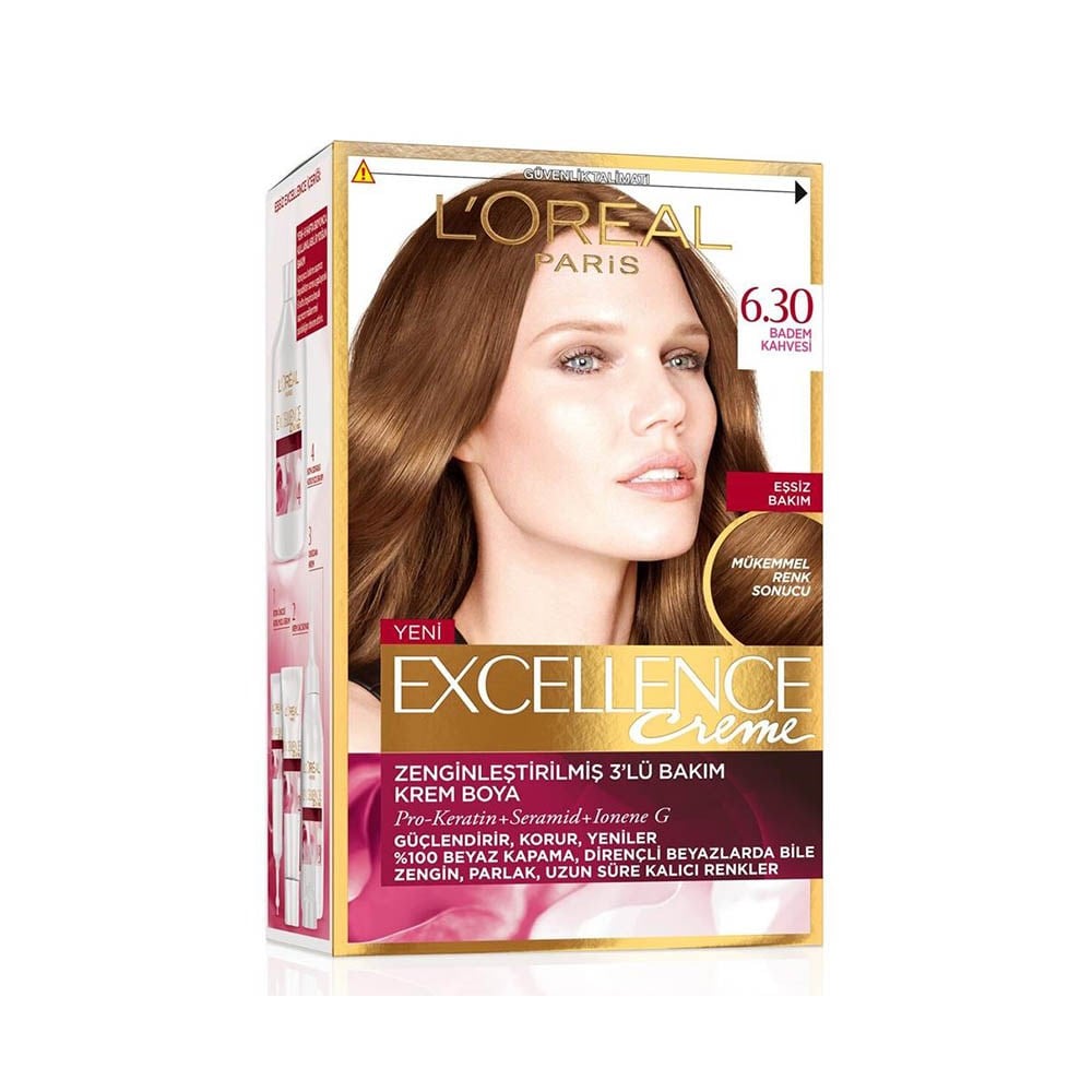 Loreal Excellence 6.3 Badem Kahvesi
