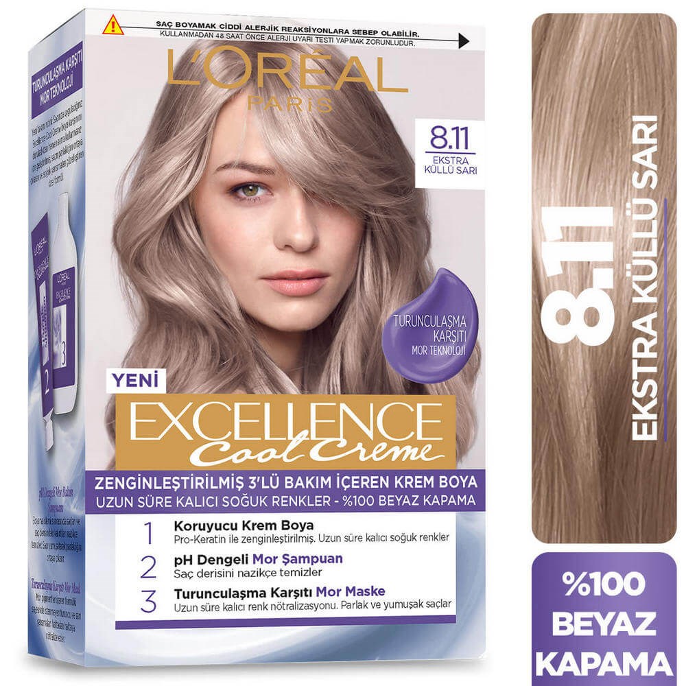Loreal Excellence 8.11 Ekst.küllü Sarı