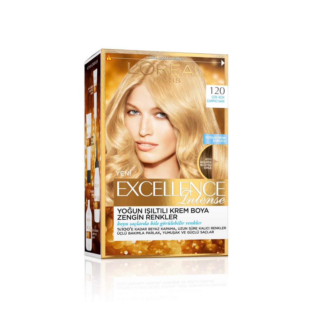 Loreal Excellence Intense 120 Çok Açık Çarpıcı Sar