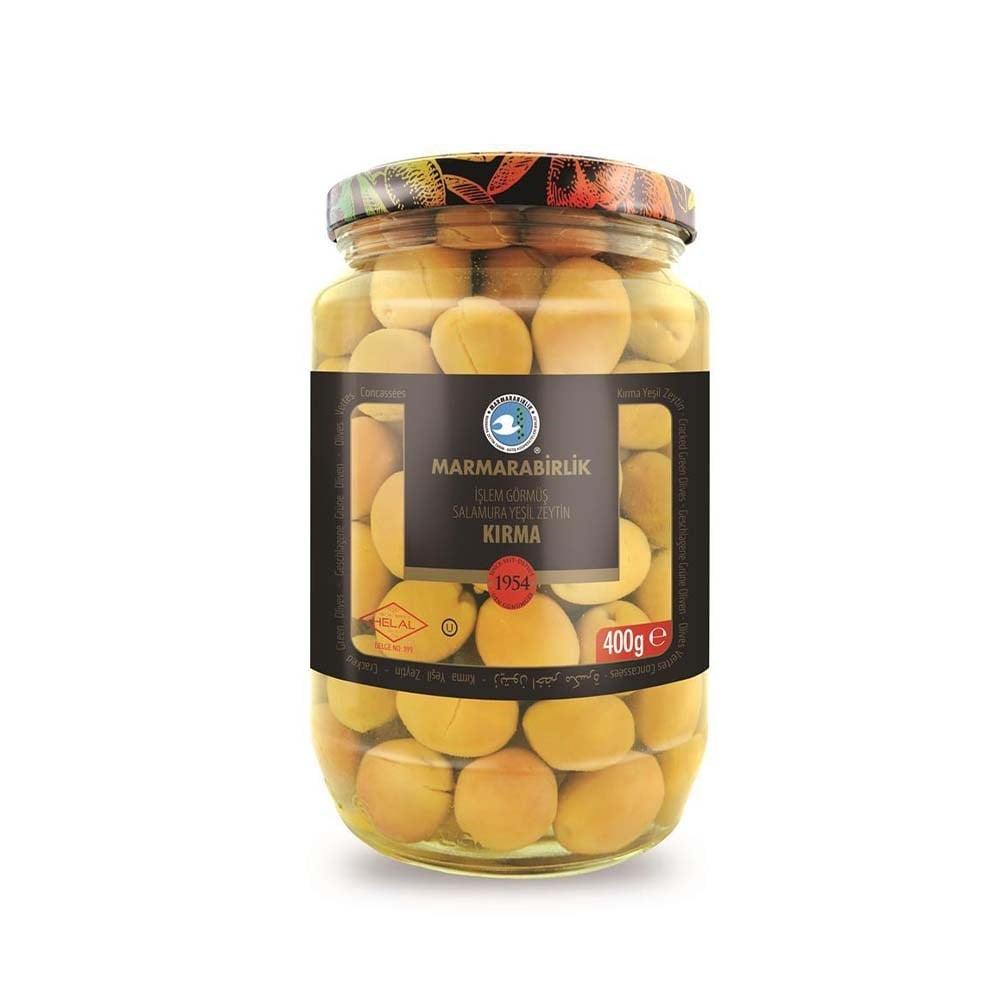 M.bir.yeşil Zeytin 400 Gr Cam Kırma (141-160)
