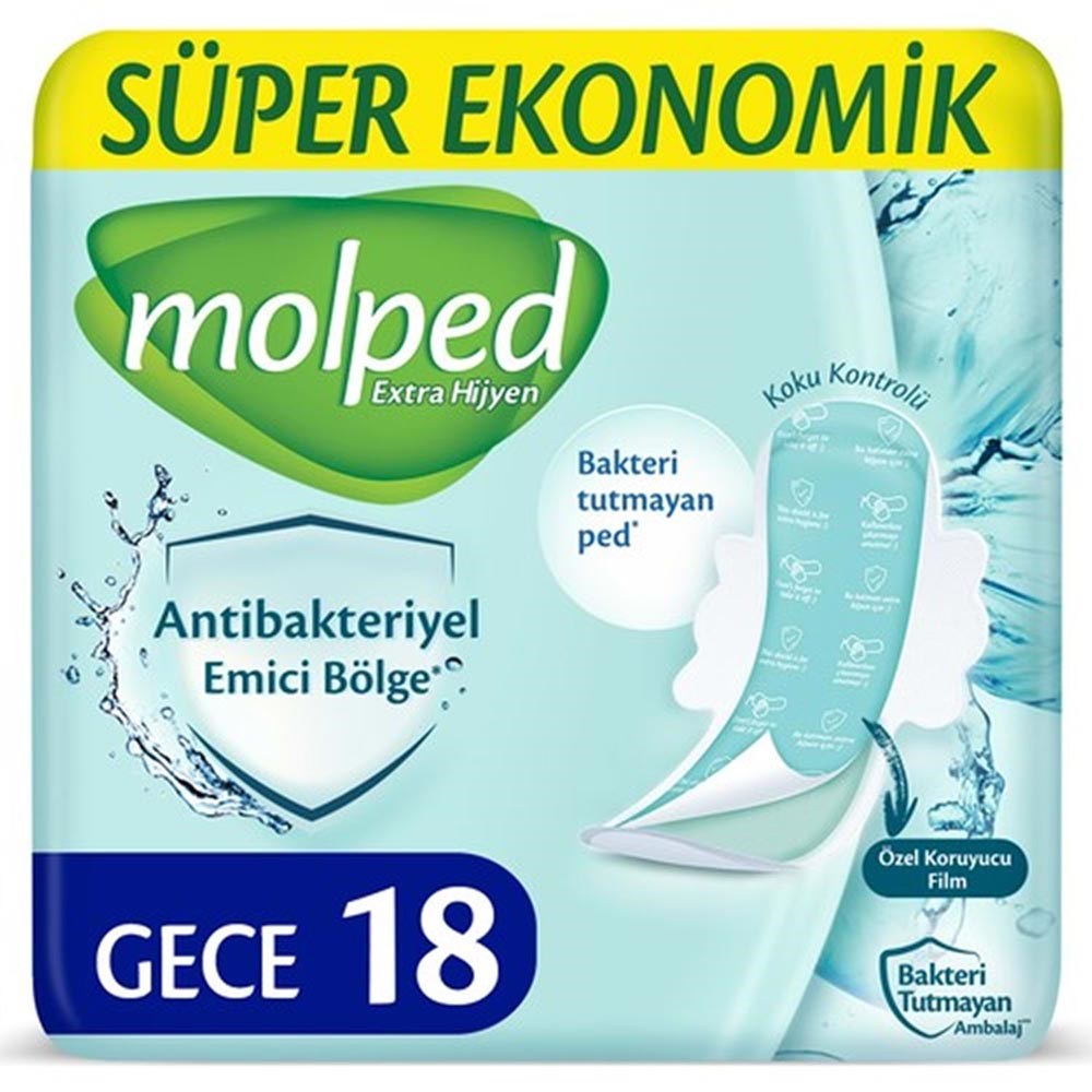 Molped Antibak Süper Eko 18'li Gece