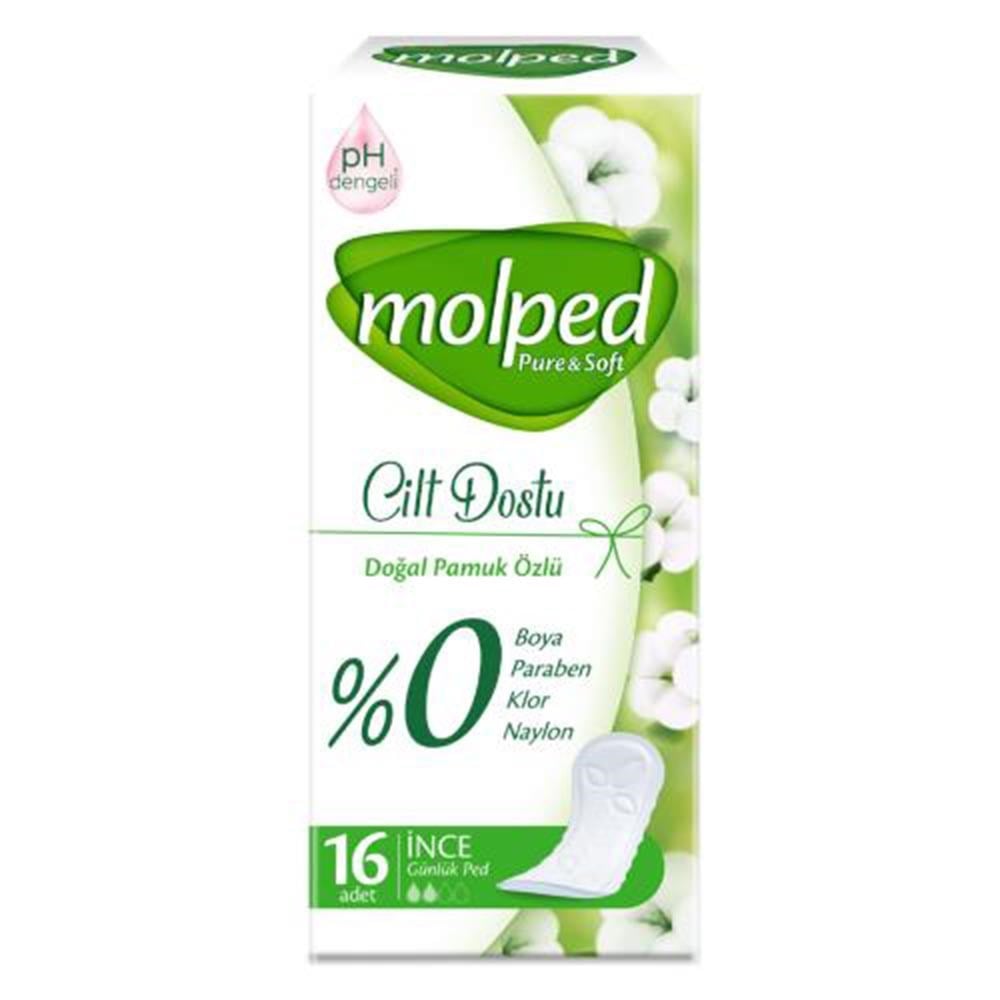 Molped Pure&soft Günlük 16'lı İnce