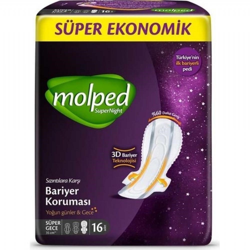 Molped Süpernight Süper Eko 16'lı Süper Gece