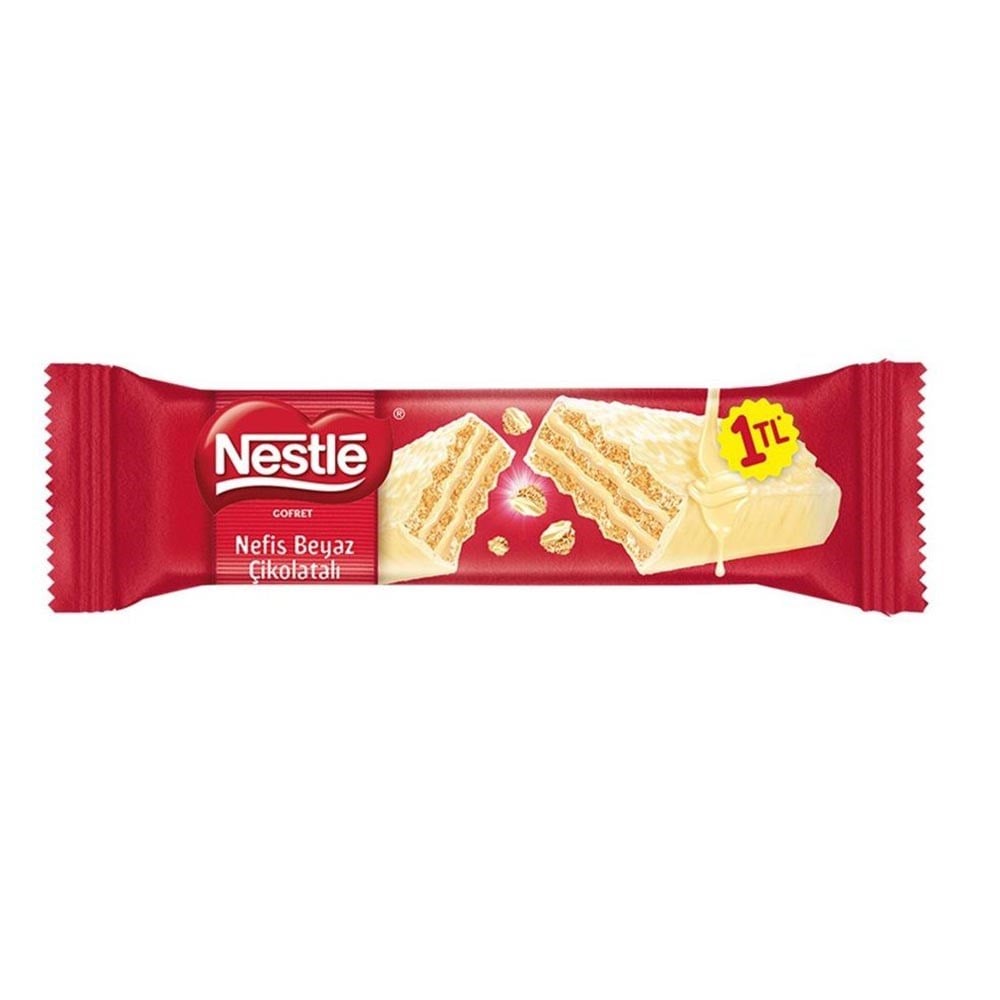 Nestle Gofret 20 Gr Beyaz Çikolatalı