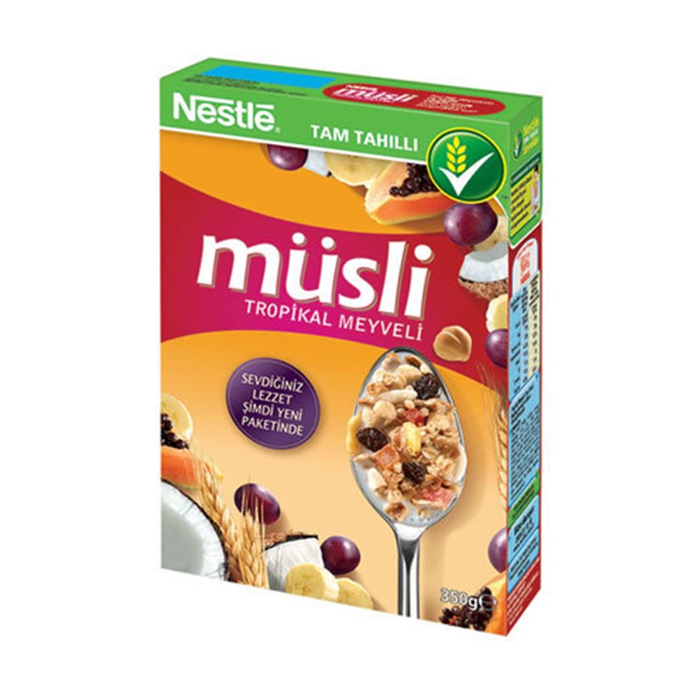 Nestle Müsli 350 Gr Kutu Tropikal Meyveli