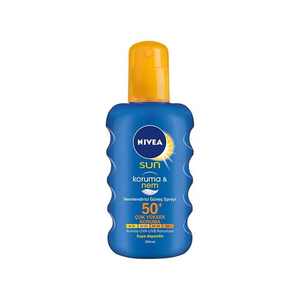 Nıvea Sun 200 Ml Koruma&nem 50+ Çok Yüksek Koruma Güneş Sprey