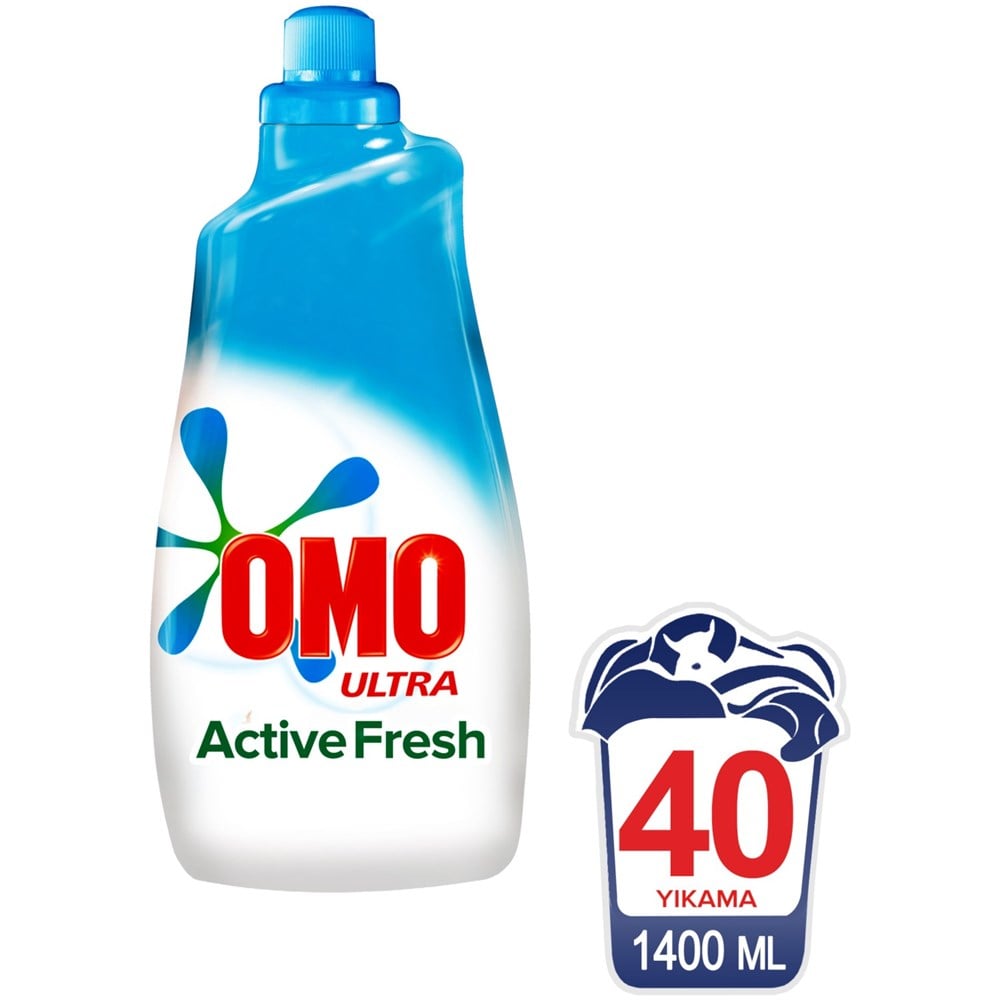 Omo Matik Sıvı 1400 Ml Kons.deterjan Active Fresh