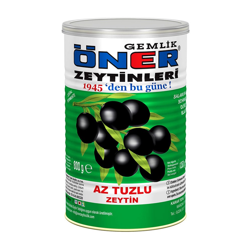 Öner Zeytin Diet 800 Gr Tnk.