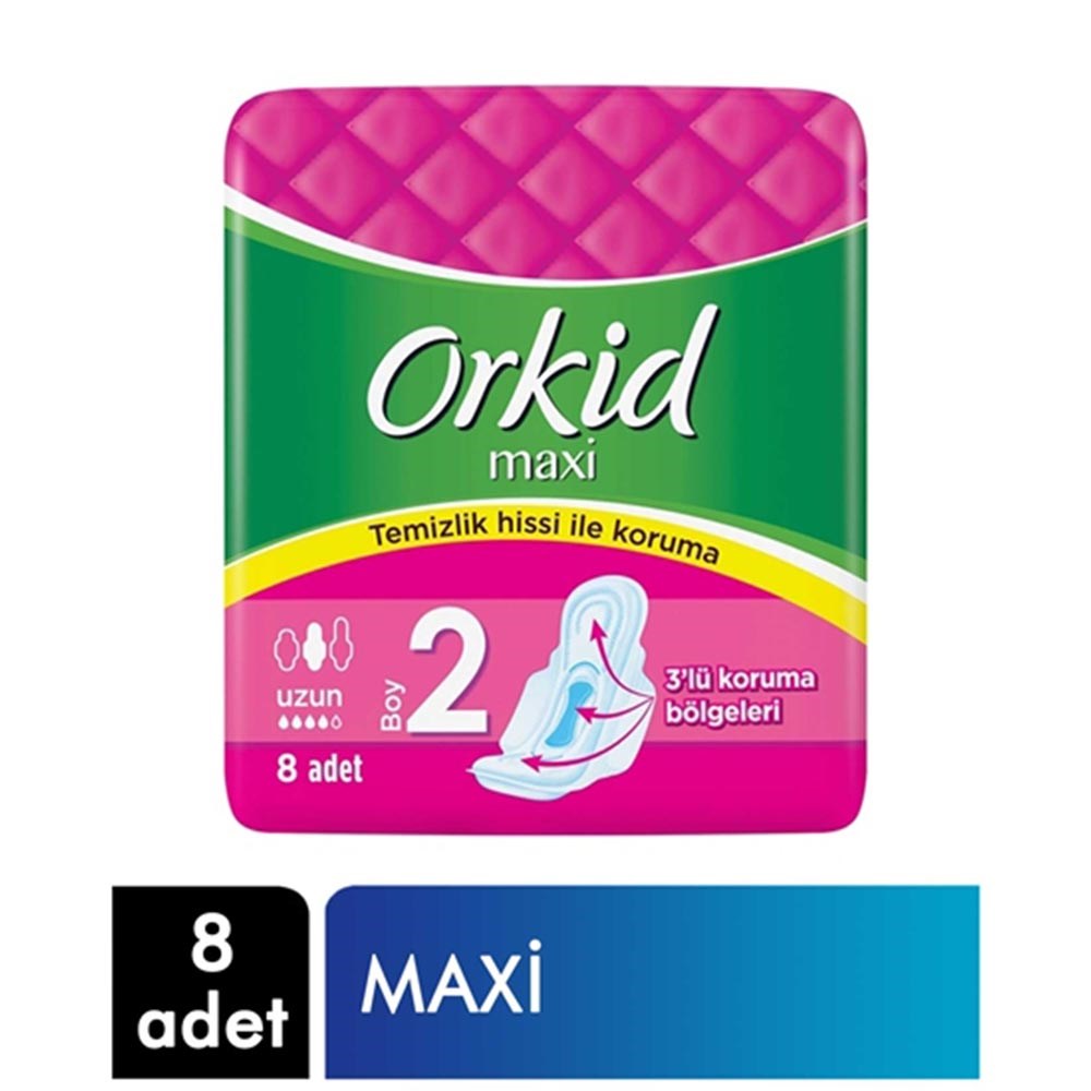 Orkid Maxi Tekli 8'li Uzun