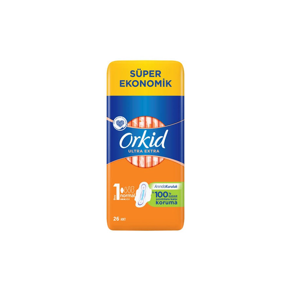 Orkid Ultra Extra Dörtlü 26'lı Normal