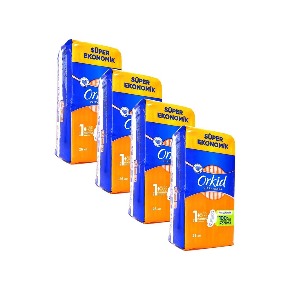Orkid Ultra Extra Dörtlü 26'lı Uzun