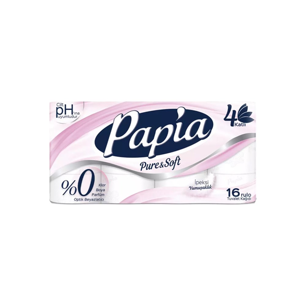 Papia T.kağıdı 16'lı Pure&soft