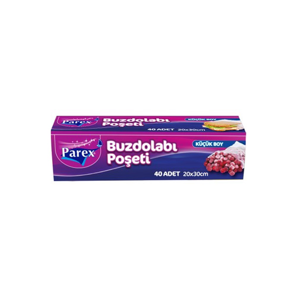 Parex Buzdolabı Poşeti Düz Küçük Boy 40'lı