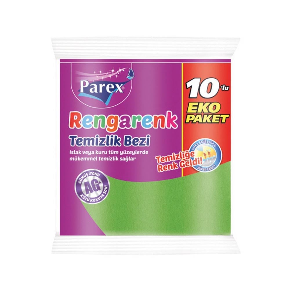 Parex Temizlik Bezi 10'lu Çok Amaçlı