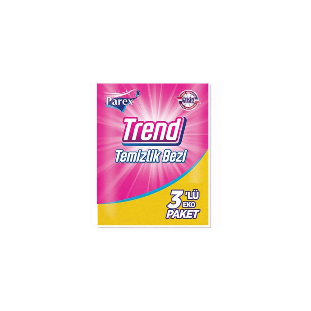 Parex Temizlik Bezi 3'lü Trend