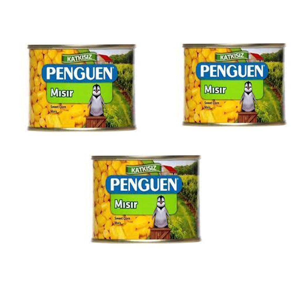Penguen Mısır Konserve 450 Gr 3'lü Paket