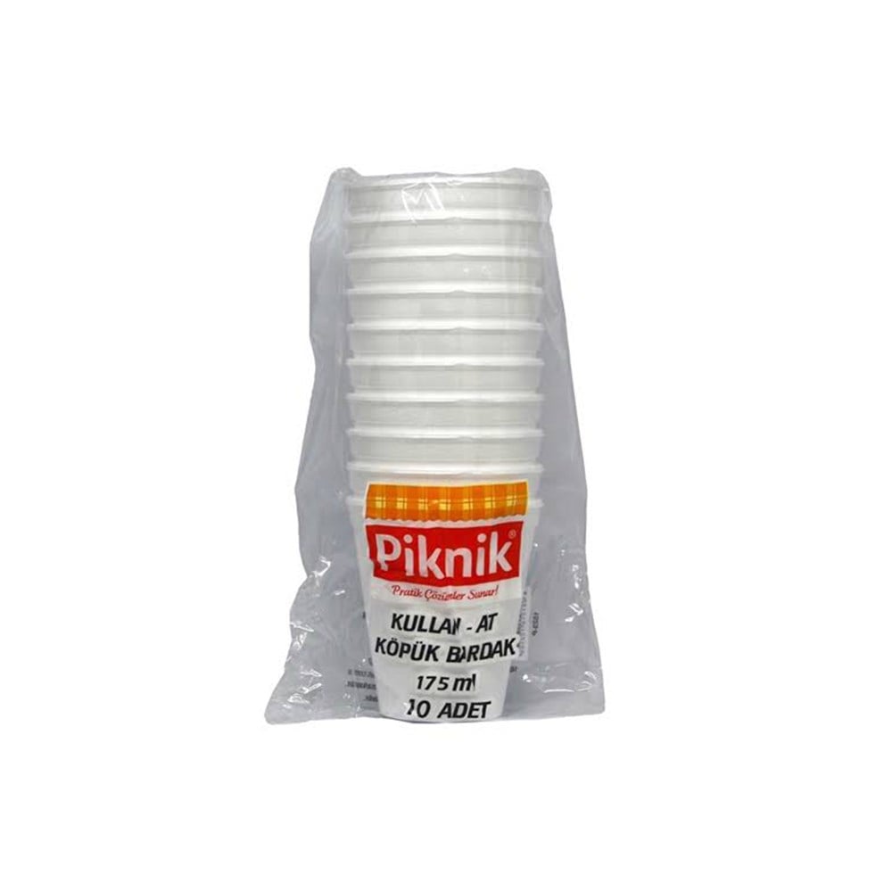 Piknik Kullan-at Köpük Bardak 10'lu