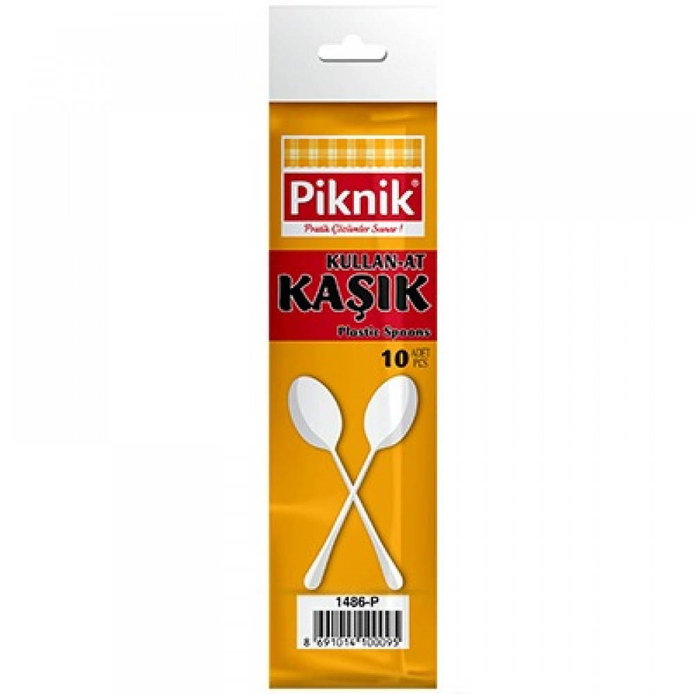 Piknik Kullan-at Pls Kaşık 10'lu Büyük
