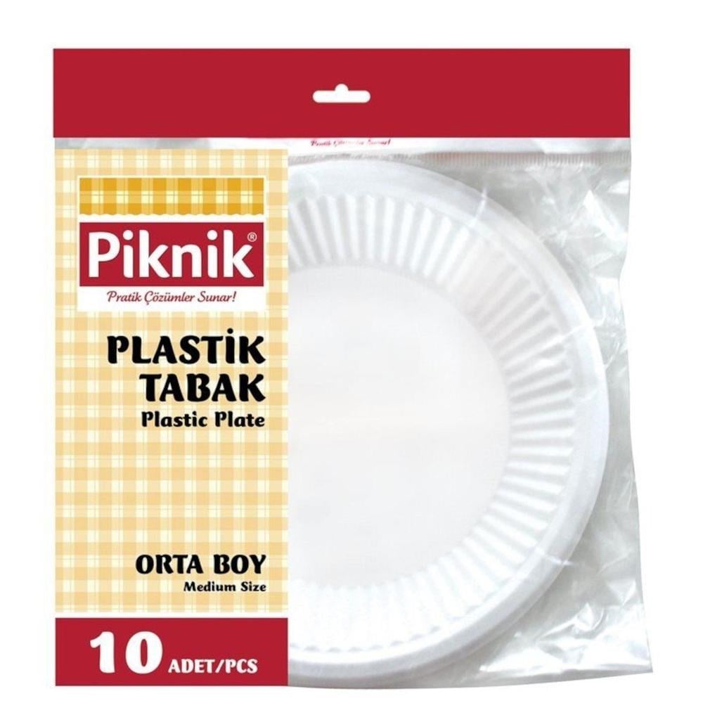 Piknik Kullan-at Pls Tabak 10'lu Büyük