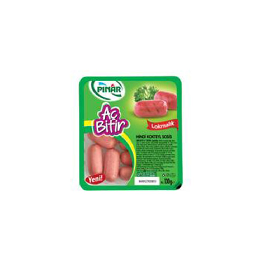 Pınar Sosis 130 Gr Hindi Aç Bitir