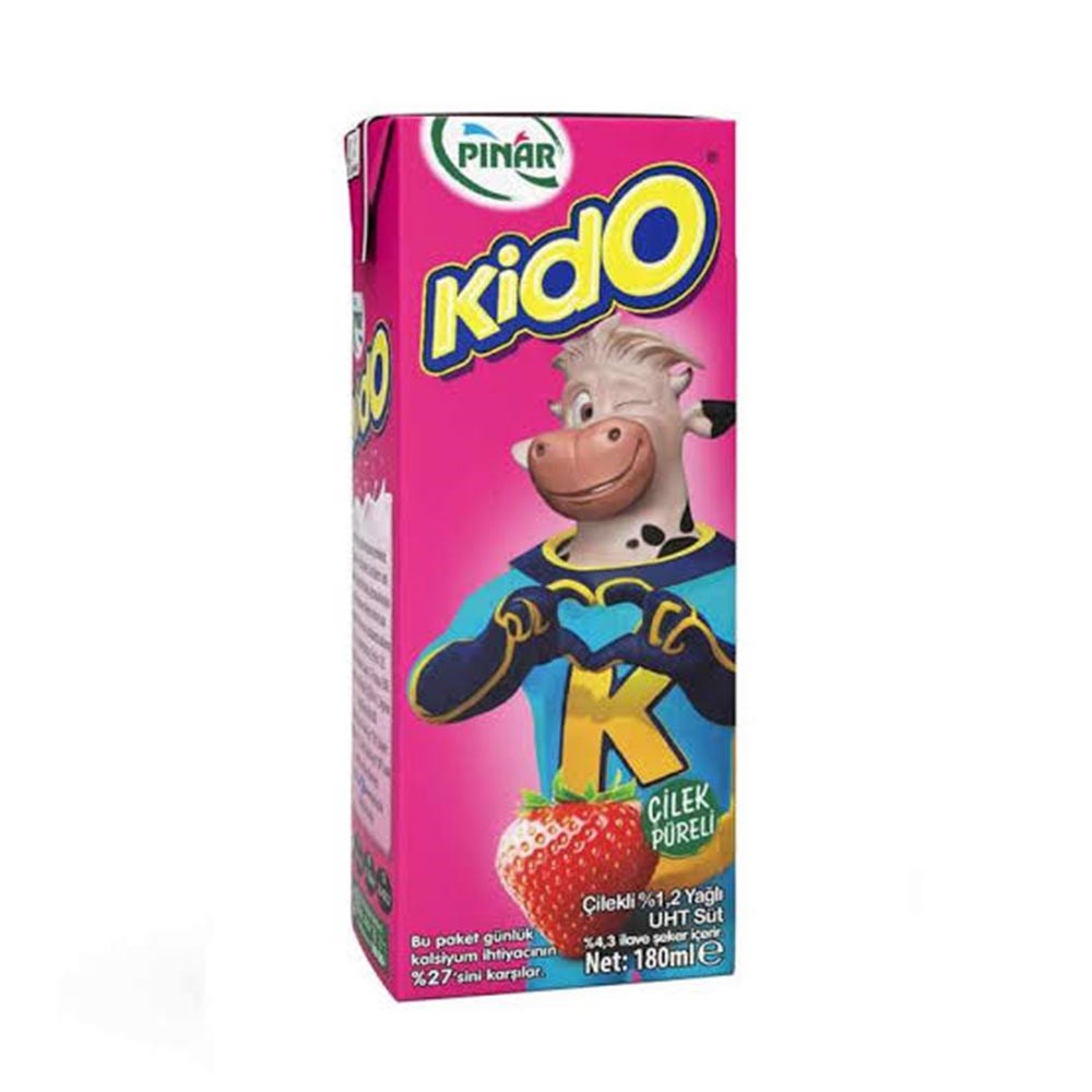 Pınar Süt 180 Ml Kido Çilekli
