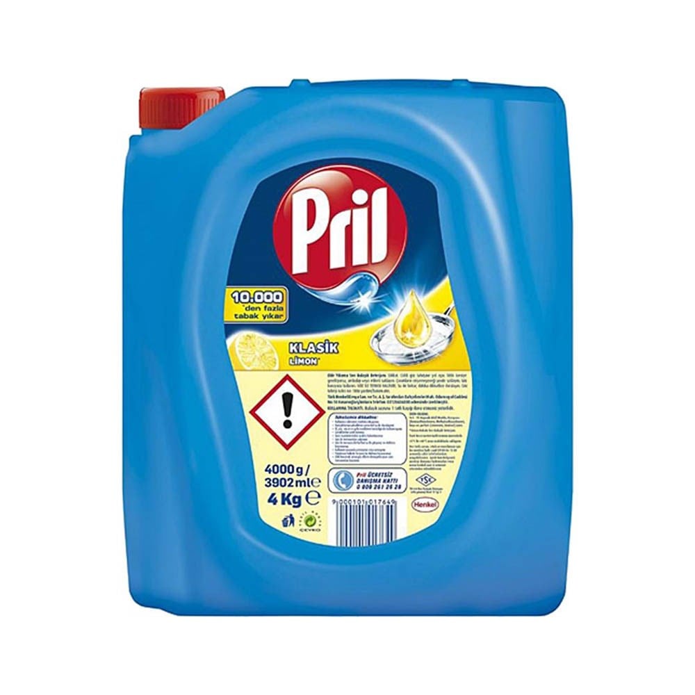 Pril Sıvı Bulaşık 4 Kg Limon