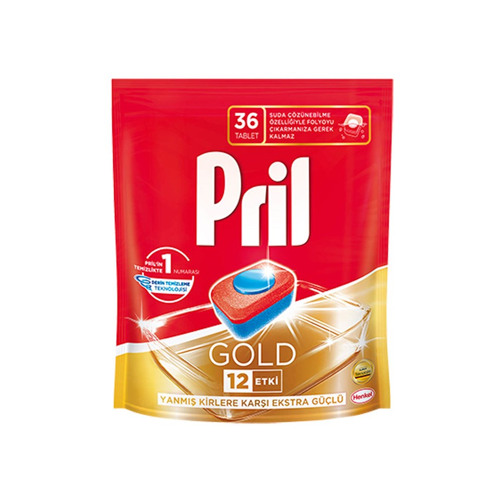 Pril Tablet Gold 36'lı Poşet