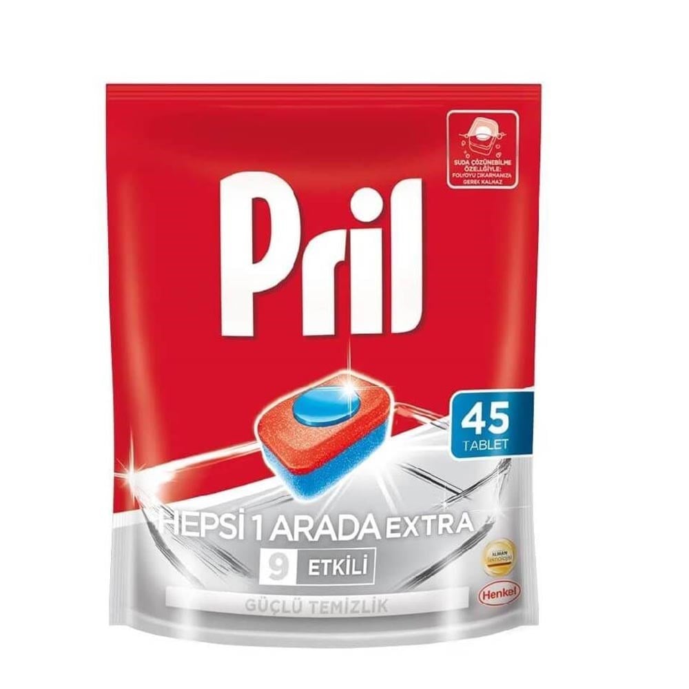 Pril Tablet Hepsi 1arada Extra 45'li Poşet