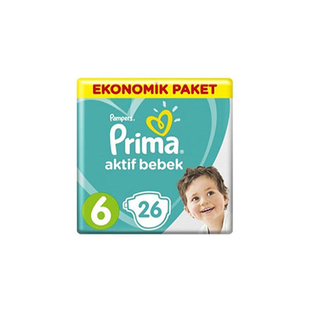 Prima Ekonomik Paket 6 Extra Large 13-18 Kg 26 Adet