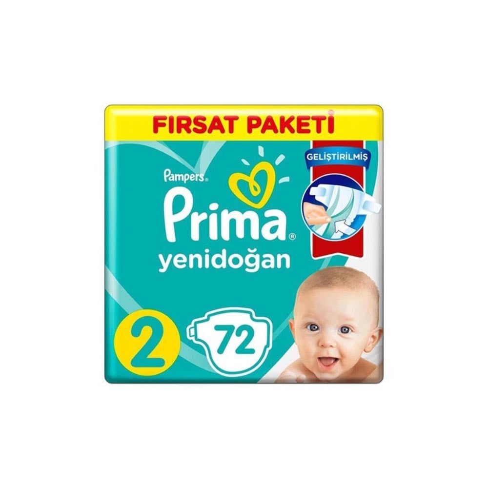 Prima Yenidoğan 2 Mini (4-8 Kg) 72 Adet