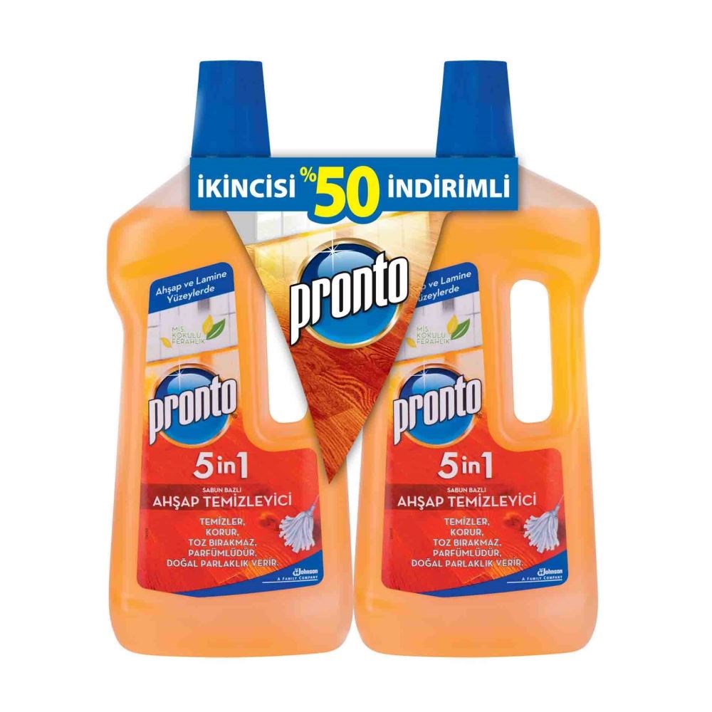 Pronto Ahşap Temizleyici 2'li 750 Ml+750 Ml Klasik
