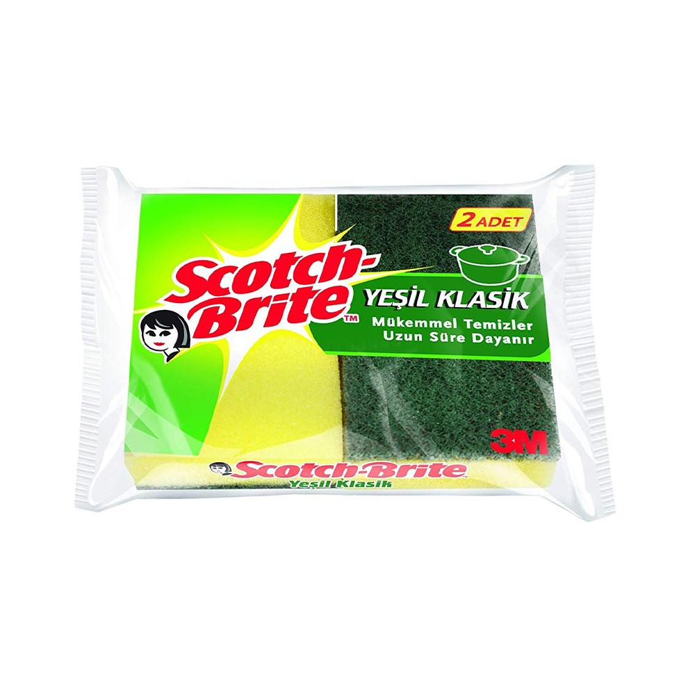 S.brite Sünger 2'li Klasik Düz
