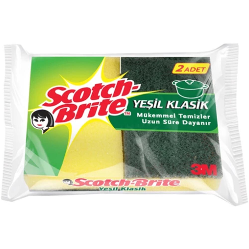 S.brite Sünger 2'li Klasik Oluklu