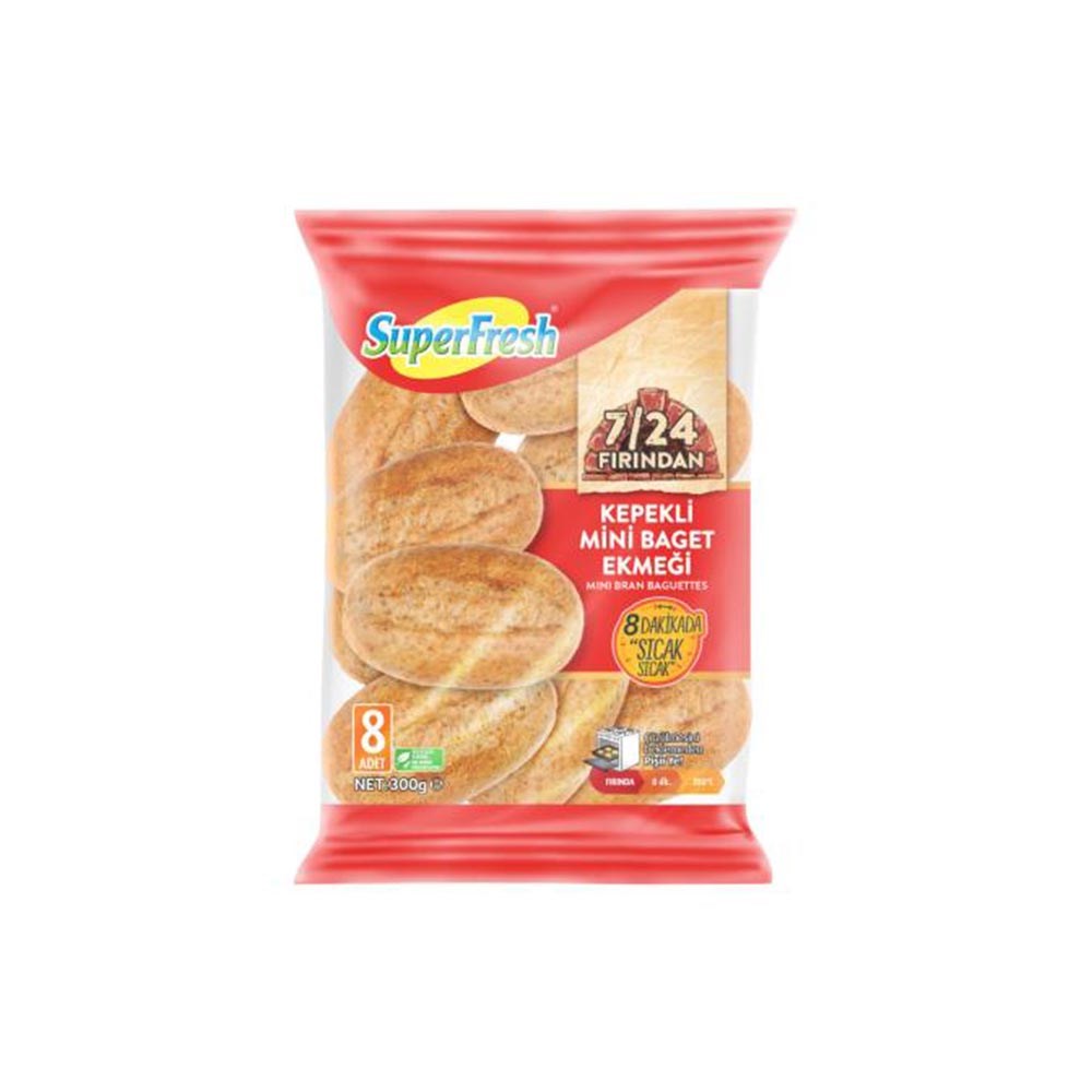 S.fresh Don.kep.mini Baget Ekmeği 8'li 300 Gr