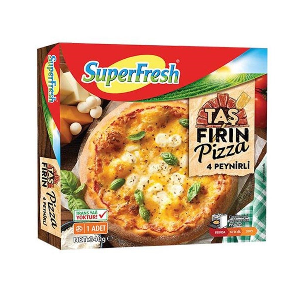 S.fresh Don.taş Fırın Pizza Peynirli 340 Gr