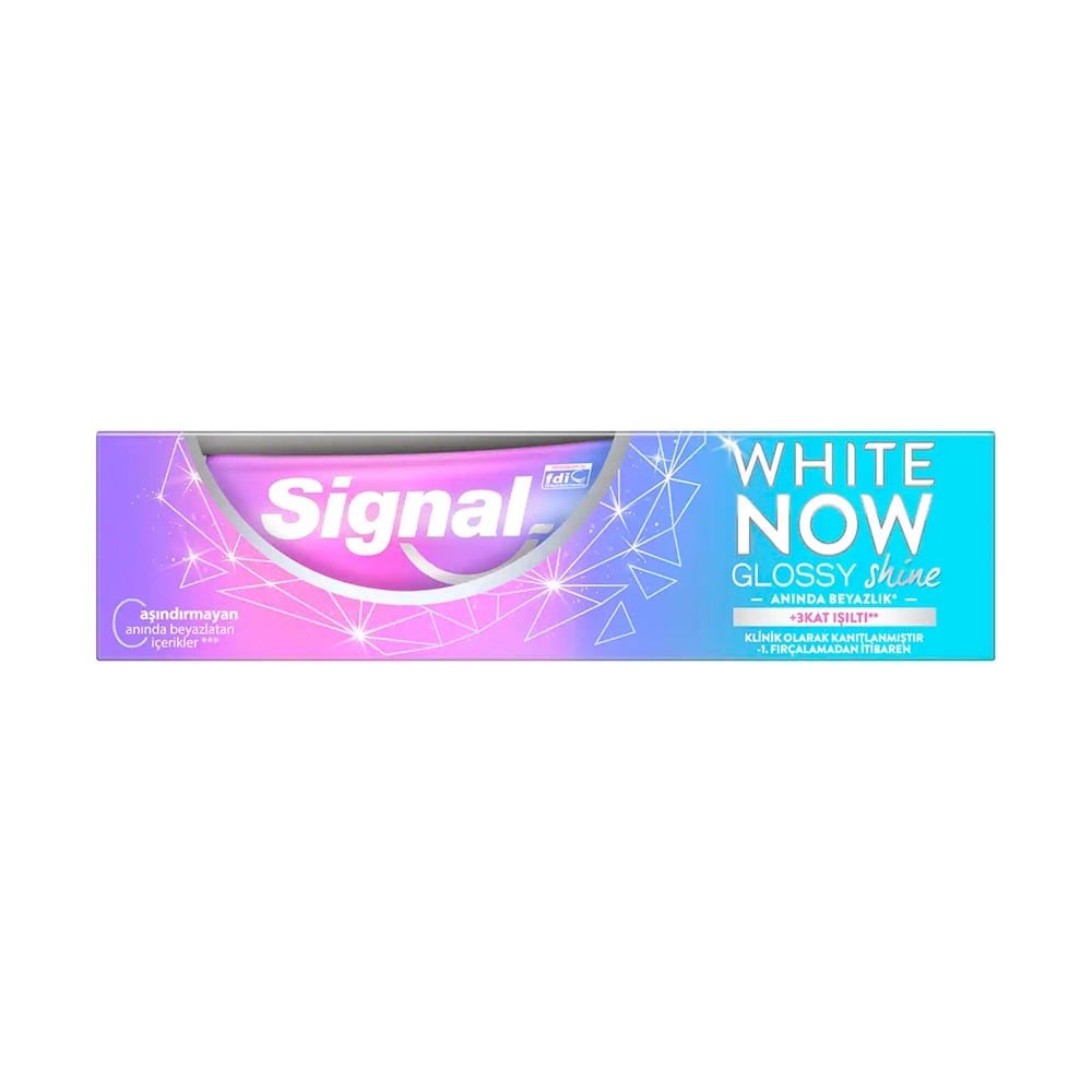 Signal 75 Ml Whıte Now Glossy Shine Anında Beyazlık