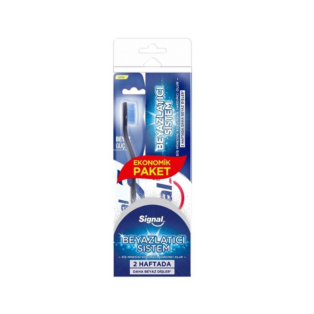Signal Diş Fırçası Beyaz Güç + 75 Ml Beyazlatıcı Sistem