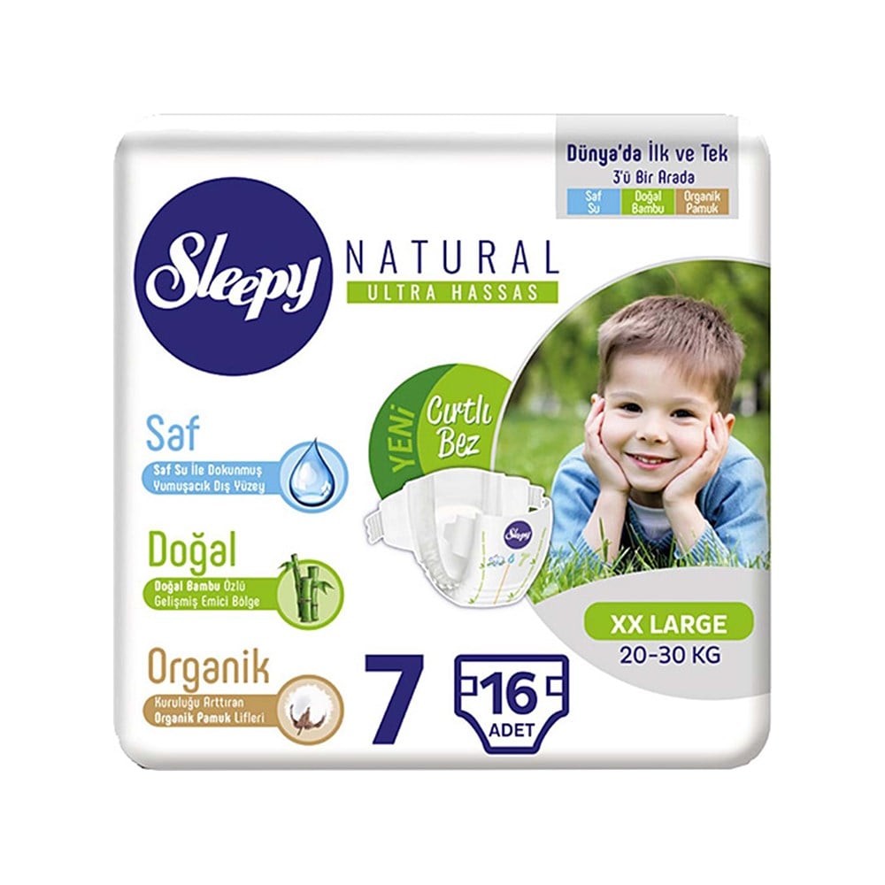 Sleepy Çocuk Bezi Jumbo Paket 7 Xx Large 16 Adet