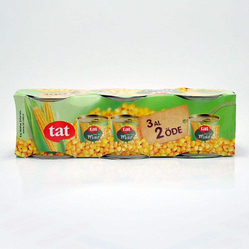 Tat Mısır Konserve 660 Gr 3'lü Paket