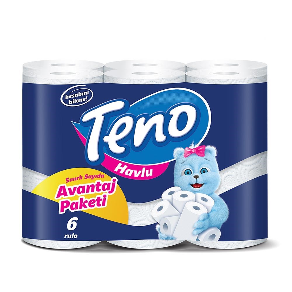 Teno Havlu 6'lı Avantaj Paket