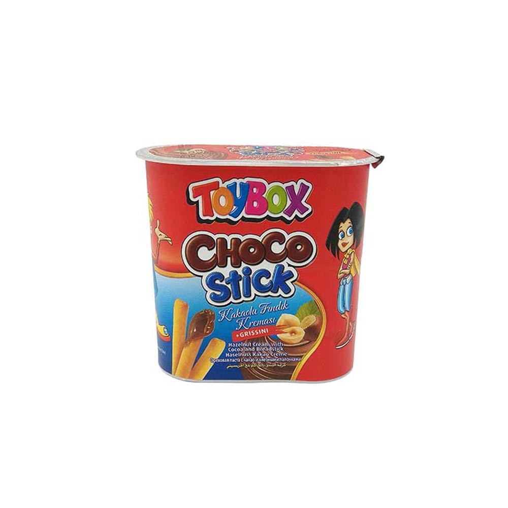 Toybox Choco Stick 56 Gr Kakaolu Fın.kre.+gris.