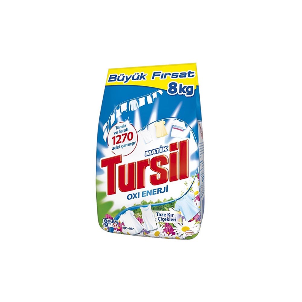 Tursil Matik 8 Kg Teze Kır Çiçekleri Bg